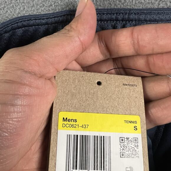 Nike Pants Mens Small Blue Court Heritage Tennis Track Zip Up Athletic Pockets - Picture 5 of 12